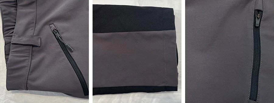 softshell pants detail
